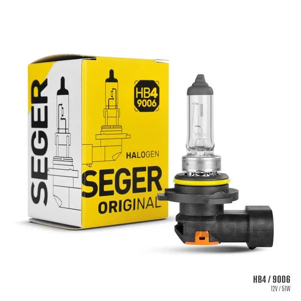 Ampul HB4 9006 12V 51W P22D Standart Yenileme 3.500K Standart Işık (10 Adet)
