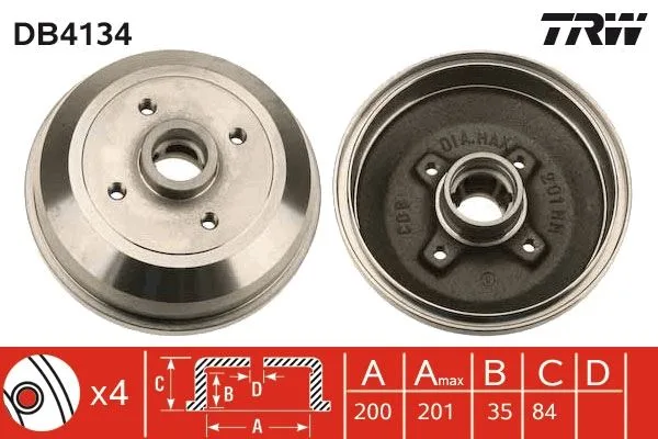 Arka Fren Kampanası Corsa A 1983-1992 Corsa B - TIGRA A 1993-2002 ABS Li