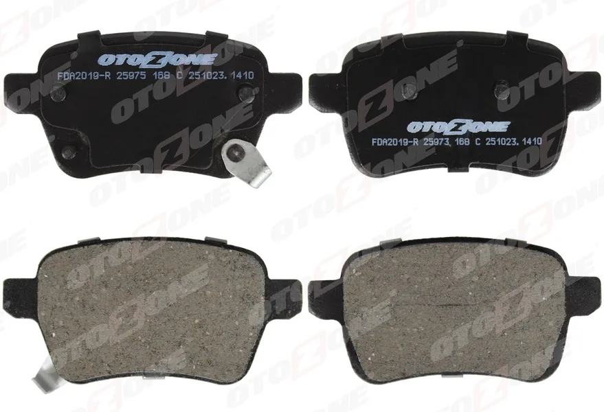 Arka Fren Balatası Opel Corsa E 2014-2019 Adam 2014-2019 15 Jant Rpo J67 Fiat Egea 2016 500L 2013 264MM M Etal İndikatörlü Civata Takımlı