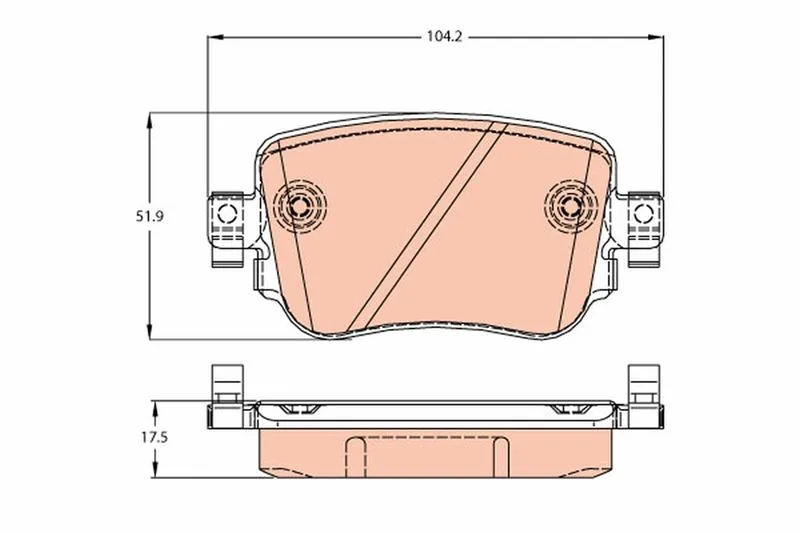 Arka Balata VW CADDY 4 1.0TSI-1.2TSI-1.4TSI-1.6TDI-2.0TDI 2015 Audi A1 1.0TFSI-1.2TFSI-1.4TFSI 2010