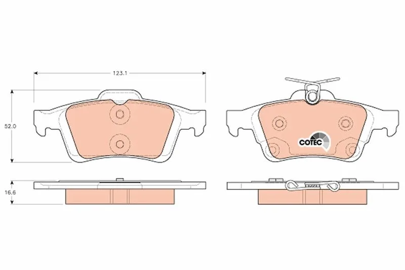 Arka Balata Focus 2 Cmax 2003 Connect 2002 Laguna 3 2007 Opel Vectra C 2002 SIGNUM 2003 Citroen C5 2008 Peugeot P508 2010-2018