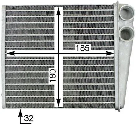 Kalorifer Radyatörü CADDY 3 - Golf 5 - 6 - Jetta 3 - Octavia - Touran - Altea - Leon - A3-Q3-TO Ledo 235X190