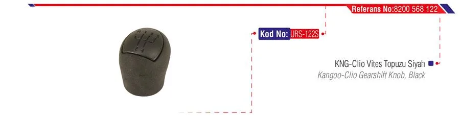 Vites Topuzu Siyah Clio 2 - Kangoo 3