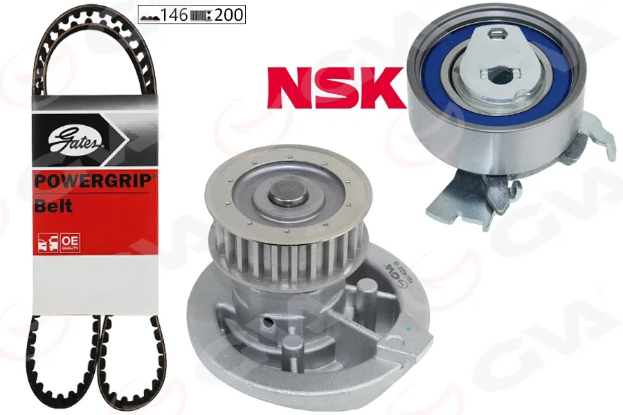Devirdaimli Eksantrik Gergi Kiti Vectra A - Omega A - ASTRA F - Calibra - KADETT E 1.8İ-2.0İ 8V 18SV - C18NZ