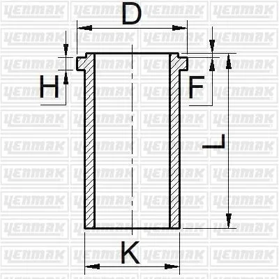 Motor Gömleği STD KIA 97.1MM (4 Adet)