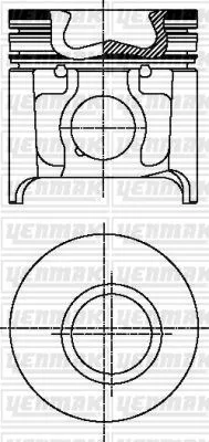Motor Piston Segman BOXER - JUMPER - MOVANO - DUCATO - MASTER 2.8 TD 94.40 Çap STD Çukurlu (4 Adet)