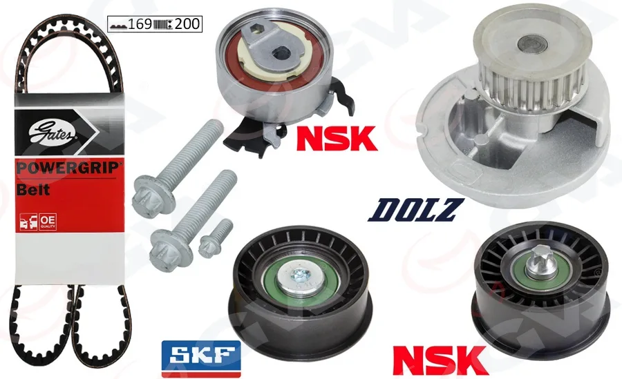 Devirdaimli Eksantrik Gergi Kiti 162X200 ASTRA G 1.4 1.6 16V 1998-2005 Vectra C 1.6 Corsa C 1.4 1.6