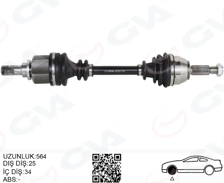 Ön Aks Komple Sol Ford Fiesta 6 1.0 Ecoboost 2014 B - Max 2014 1.6TI
