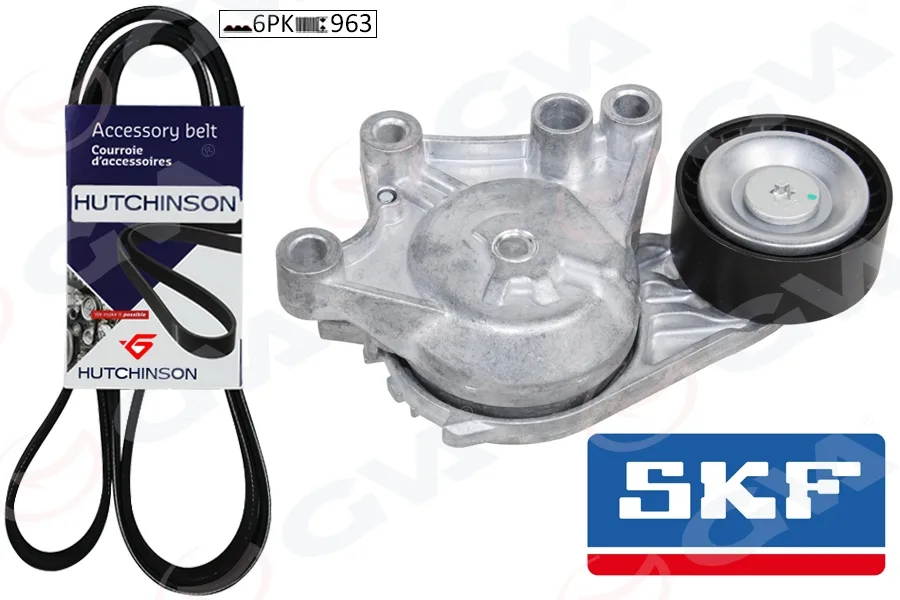 Alternatör Gergi Kiti 6PK962 COMBO E - Crossland - Grandland - PARTNER - BERLINGO - Rifter - P208-P308-P508- P2008-P3008-P5008-C3-C4-C5-DS3-DS4-DS5 DV6 1.6 Bluehdi Start Stoplu