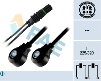 Vuruntu Sensoru BMW N43 N45 N46 M52 M54 E81 E88 E36 E46 E90 E39 E60 E38 E65 E84 E83 E53 E85