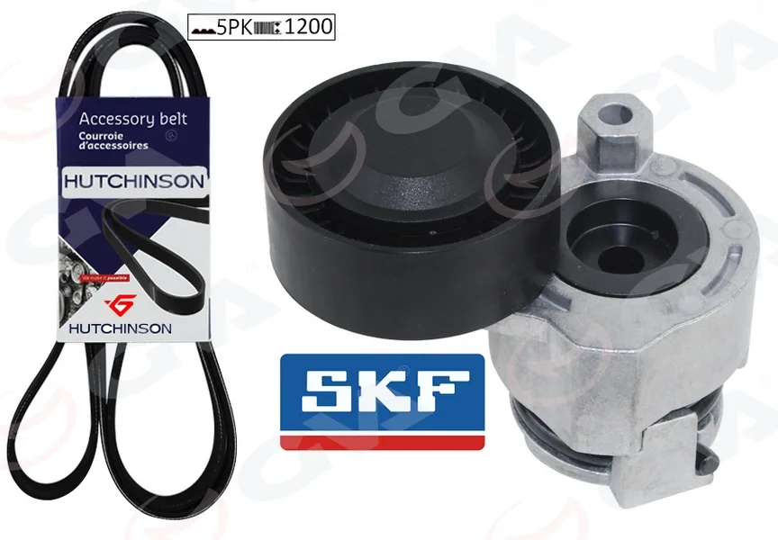 Alternatör Gergi Kiti Kütüklü Renault Clio 2 1998-2005 Kangoo 2001 Megane 2 2002-2008 Modus 2004 1.4 16V-1 .6 16V-1.5DCİ 5PK1200