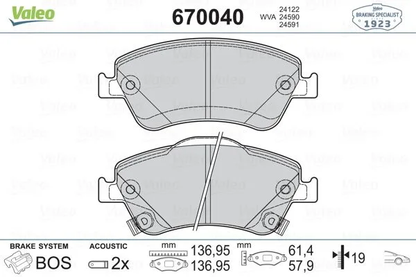 Ön Fren Balata Toyota Auris. COROLLA 1.4L 1NDTV NDE150 D-4D Dizel 2007