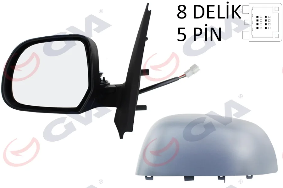 Diş Dikiz Aynası Sol DOKKER - Lodgy 2012 Elektrikli Isıtmalı Astarlı Konveks 5 Fiş VM-6803EHPL