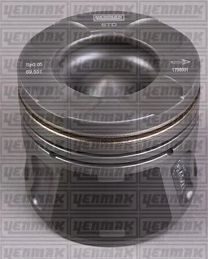 Motor Piston Segman 0.40 69.60 MM -20MM DOBLO - FIORINO - Linea - Grande Punto - ASTRA 1.3D Mjet 1.3 CDTI Euro 5 (4 Adet)