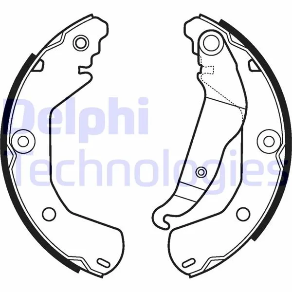 Arka Fren Pabuç Balata Chevrolet AVEO 2008-2011 Kalos 1.2-1.4 2005 Spark 2010