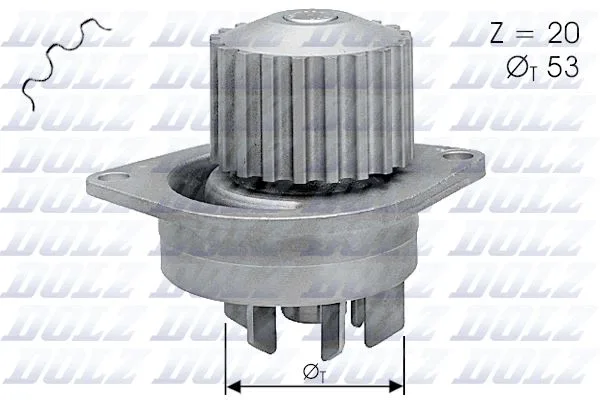 Devirdaim Su Pompası Saxo 1996 Xsara 1997-2000 P106 1994-1996 P206 1998-2000 P306 2000-2001 P405 1992-1996 1.4-1.5D-1.6