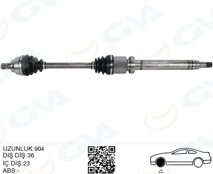 On Aks Komple Sag Focus 2 1.6- 1.8 Tı 2004-2011 C Max 1.6 1.8 Tı 2005-2011 Benzinli Volvo S40 2 1.6 2005-2012 V50 1.6 2005-2012