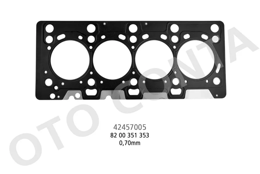 Silindir Kapak Contası Clio 2 - 3 - 4 Megane 2 - 3 Kangoo 2004 Fluence 2009 Duster 2010 Qashqai 2006-2013 Micra 3 2005 Suzuki Jimny 2003 1.5 DCI 8200360571 0.70MM Kalın