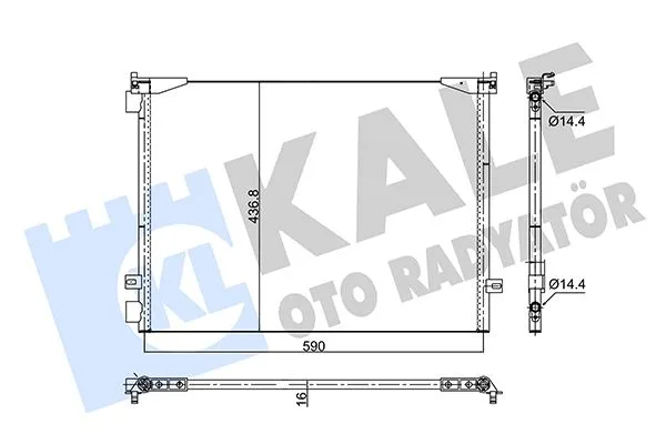 Klima Radyatörü Kondansatörü Radyatörü Renault TRAFIC 2 2001-2014 Opel VIVARO 2001-2014 1.9DCİ