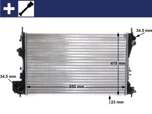 Radyatör Vectra C - SIGNUM 1.6-1.8 16V 2002 Ac Klimasız Mek 650X405X23 8MK376771201