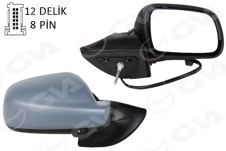 Diş Dikiz Aynası Sağ Elektrikli Isıtmalı Katlanır Astarlı Sensörlü Peugeot P407 2004