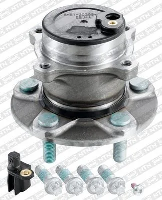 Arka Teker Poryası Rulmanli Focus C - Max 2007-2011 Focus 2 2004-2011 ABS Li 5 Bijon Sensor Dahıl Cıvatalı