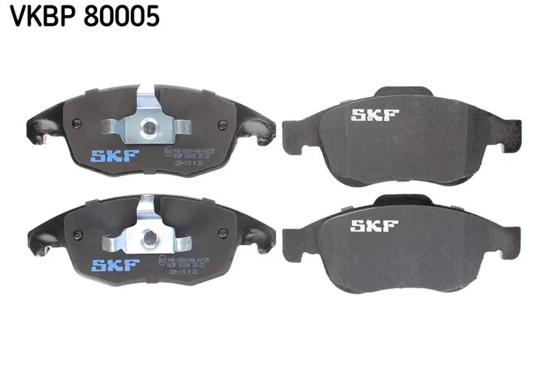 Ön Fren Balatası Peugeot PARTNER 2008-2011 P5008 2009-2017 Citroen BERLINGO 2008 C4 Picasso 2006-2015 DS4 2011-2018 D S5 2015-2018 283MM