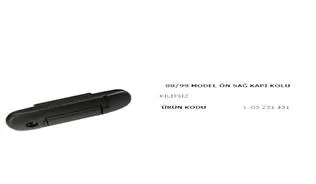 Kapi Kolu Ön Sağ Kilitsiz M131 1988-1997 Yeni Model