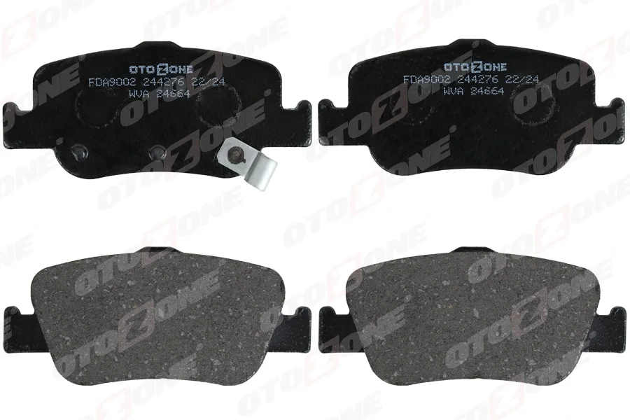 Arka Fren Balata Toyota Auris. COROLLA 1.33L 1.6L 1NR - FE 1ZR - Fae NRE180 ZRE181 ZRE185 2012 1.4L 1ND - FTV D-4D NDE150 NDE180 2007