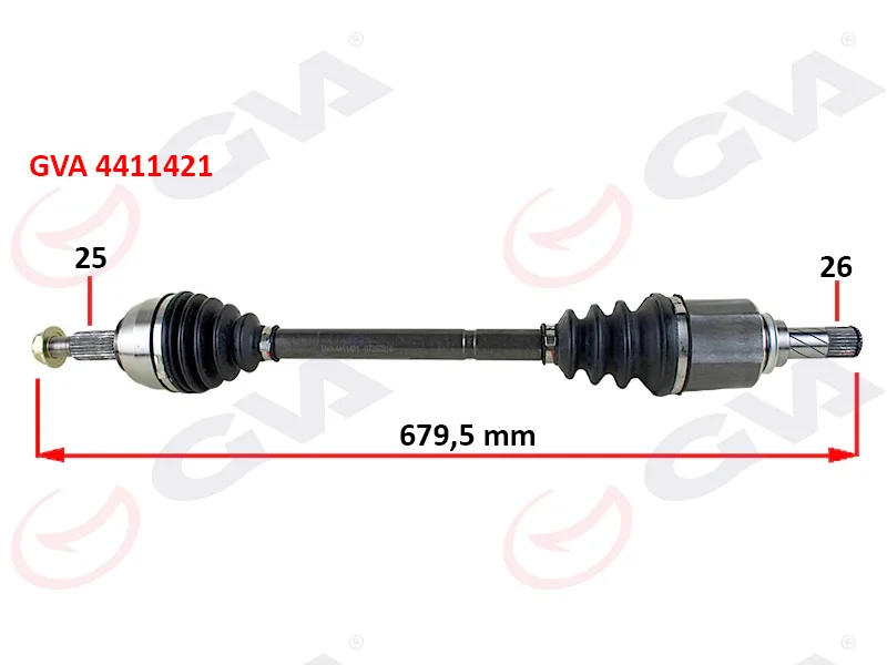 Komple Aks Sol Renault Megane 3 9> Fluence 2009 1.5 DCİ 6 Vites 680MM