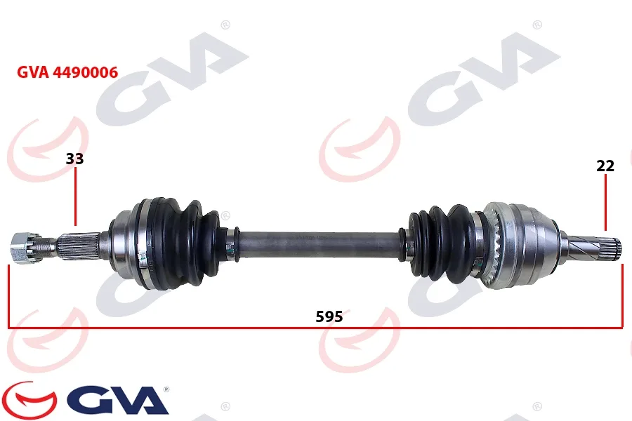 Komple Aks Sol ASTRA G 1.4/1.6 16V 1998-2005 595MM