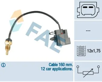 Hararet Müşürü Ford Connect 1998 1.8 Tdci Silindir Kapağına Gelen