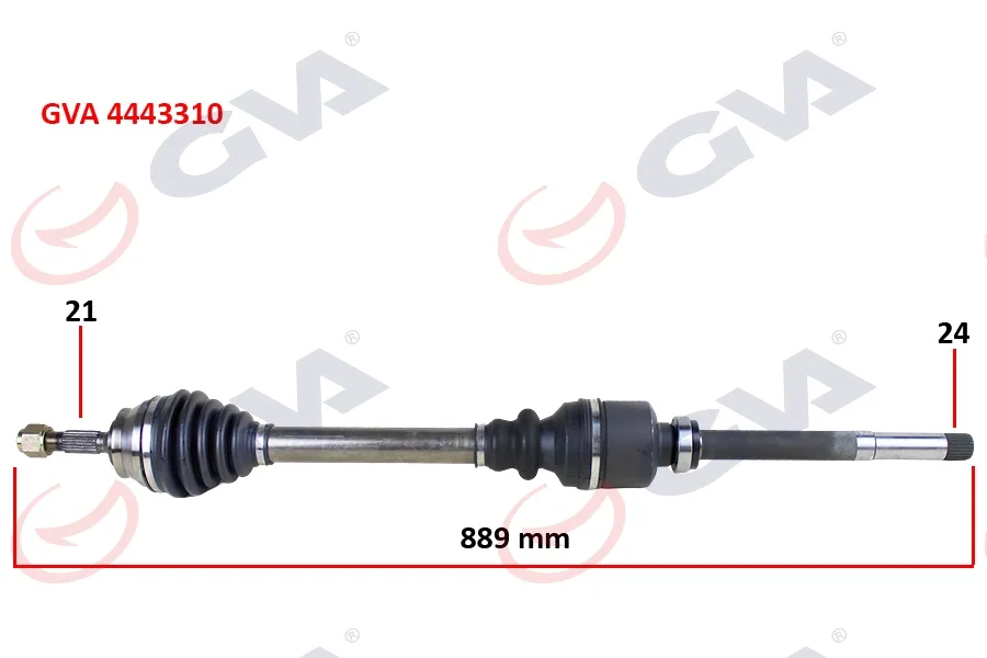 Komple Aks Sağ P301-Elysee 2012 1.6 HDI 889MM