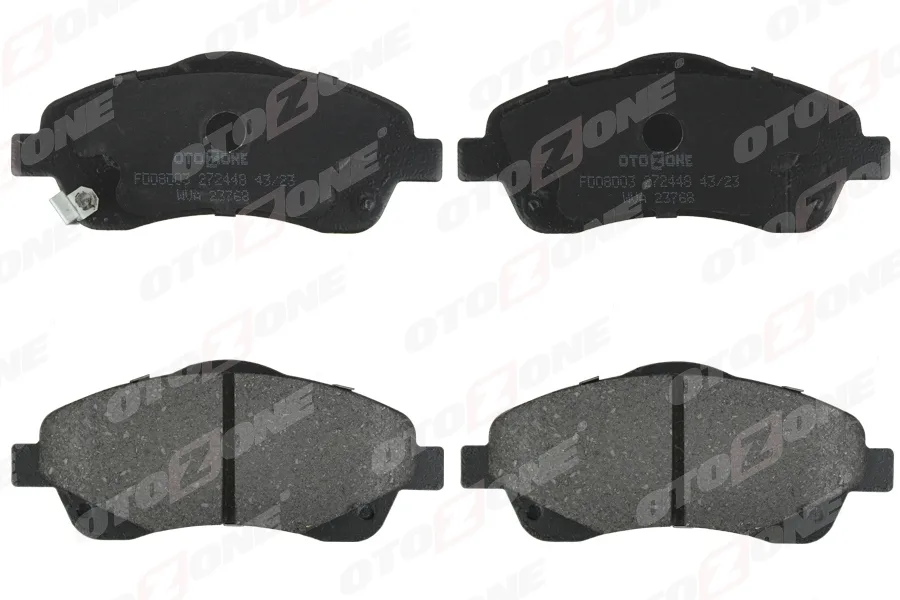 Ön Fren Balata Toyota Avensis 2.0L 1AZ - FE 1AZFSE AZT250 2003-2008 1.6L 3ZZFE Vvti ZZT250 2003-2008 Vers O 2.2L 2ADFTV AUR10 2004-2009