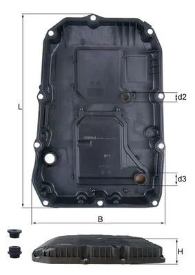Otomatik Sanziman Yag Karteri 9G - Tronic Mercedes W205 W213 W222 W223 C257 C292 W166 W447 B907 B910