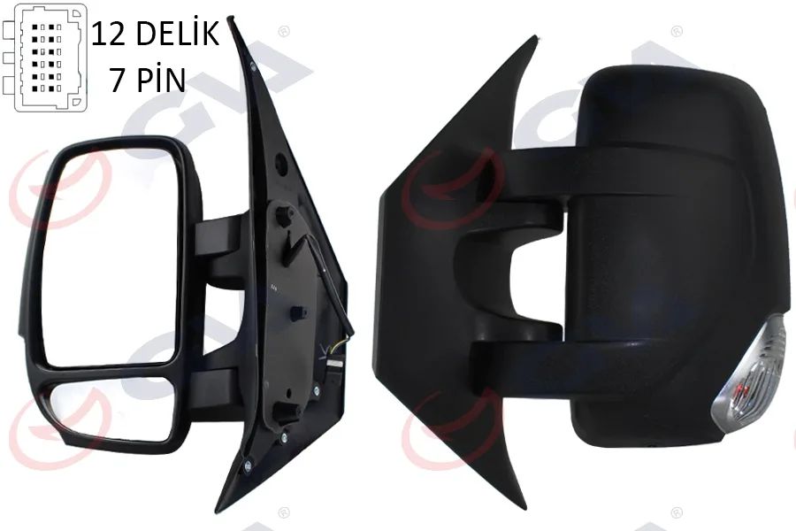 Diş Dikiz Aynası Sol MASTER - MOVANO 2010 Elektrikli Isıtmalı Sinyalli Konveks Sol L VM-971EHL