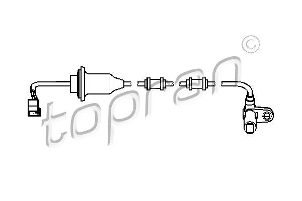 ABS Sensoru Arka Sag Mercedes S - CLASS W220 C215
