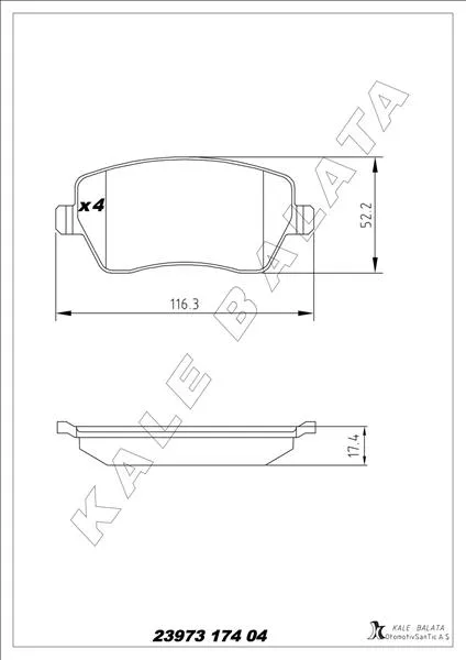 Fren Balatası On Renault Clio 3 - 4 Modus 2004 Express 2021 ZOE 2012 Kangoo 2 2008 Captur 2013 Dacia Duster 2010 Logan 2004 DOKKER 2012 . Nissan Micra 3 K12 2003-2010 Note 2006