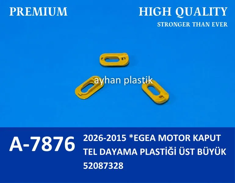 Kaput Dayama Üst Klipsi Fiat Egea 2015-2021 (10 Adet)