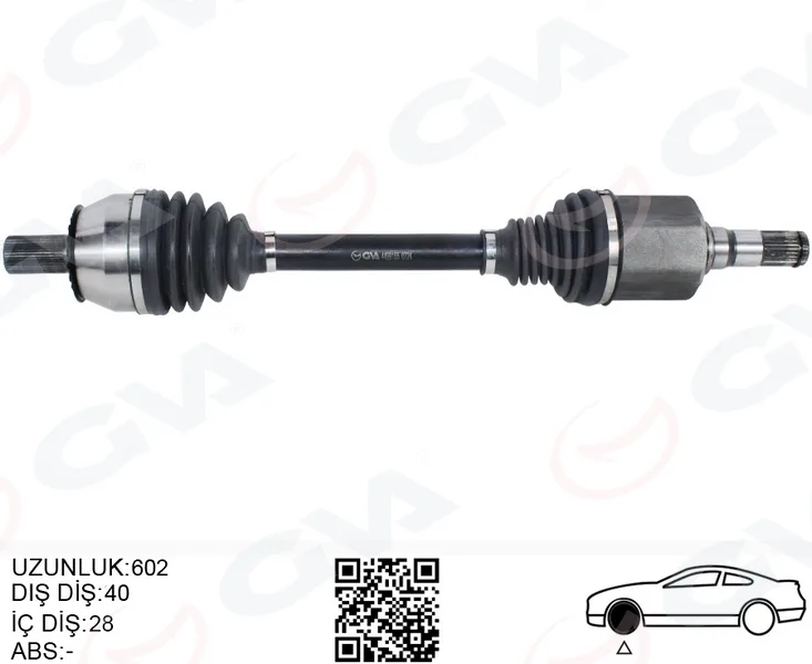 Ön Aks Komple Sol Volvo S60 2 1.6 D2 2010-2015 S80 2 1.6D 2010 V60 Volvo 1.6 D 2010-2015 Otomatik Şanzıman