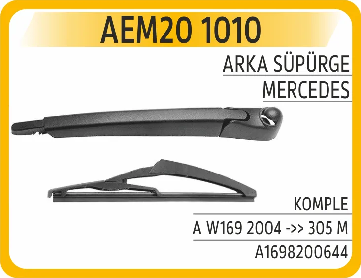Silecek Supurgesı Arka 305MM Mercedes A - CLASS W169 Kollu