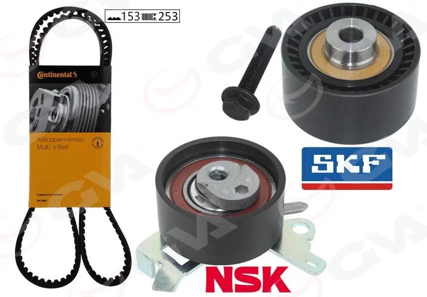 Eksantrik Gergi Kiti 153X254 P206-307-406-407-807-C4-C5-C8-JUMPY - Xsara 1.8 16V-2.0 16V K015528XS