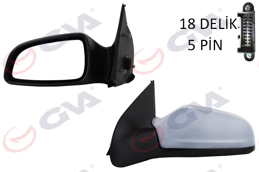 Diş Dikiz Aynası Sol ASTRA H 2004 Elektrikli Isıtmalı Astarlı Asferik 5 Fiş VM-968EHPAL 13312982