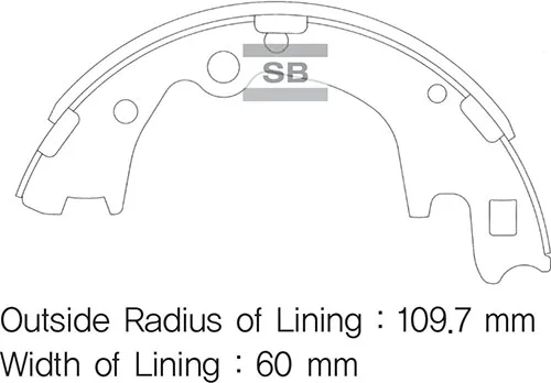 Arka Kampana Pabuç Balata Hyundai H-1 2.5L D4CB LIBERO Kamyonet 2001