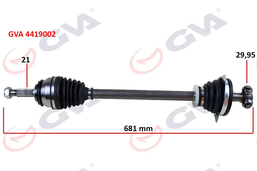 Komple Aks Sol Dacia Logan 2006 Sandero 2008 1.4-1.6 681MM Benzinli