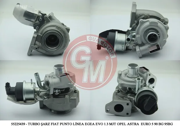 Turbo Şarj Fiat DOBLO Punto Linea Egea EVO 1.3 MJT 75-90-95 BG Bipper HDI 75BG Opel ASTRA COMBO Cor SA