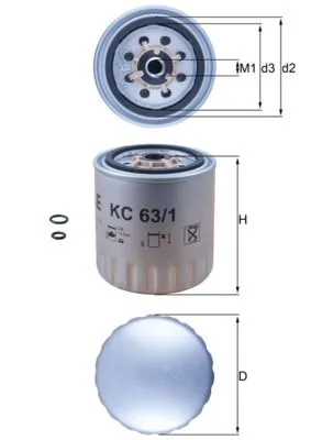 Yakit Filtresi Mercedes OM601 W201 W202 W124 W210 W461 W638 B901>B904