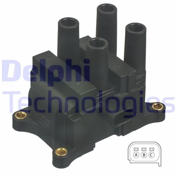 Atesleme Bobini Fiesta 5 - 6 2001-2011 Fusion 2001-2012 1.25-1.3-1.4-1.6TI Focus 2 C Max 1.4-1.6TI Volvo C30 2006-2012 S40 2 2005-2012 V50 2005-2012 1.6