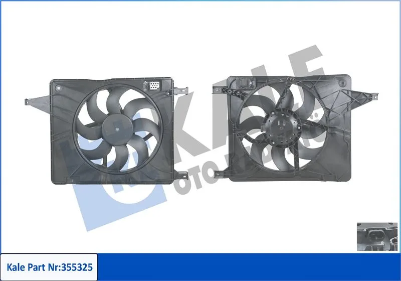 Radyator Fanı Komple Nissan Qashqai J10-JJ10 2007-2013 1.5DCİ 2.0
