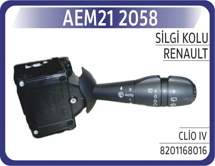 Silecek Kumanda Kolu Renault Captur 2013 Clio 4 2012 TRAFIC 3 2015 Yol Bilgisayarı Yağmur Sensörlü 13 Pinli